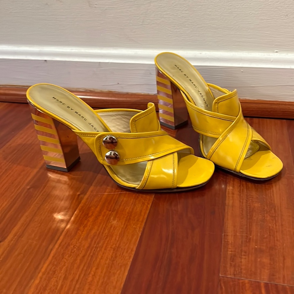 Marc by Marc Jacobs yellow sandal